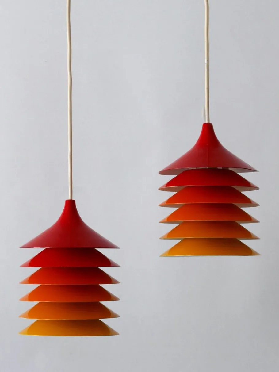 Best Pamono Pendant Lamps Duett by Bent Gantzel Boysen for Ikea Sweden, 1980s, Set of 2