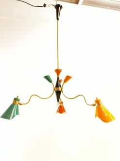 Best Pamono Pendant with Adjustable Multicolor Domes