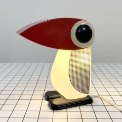 Sale Pamono Penguin Table Lamp attributed to Fernando Cassetta for Tacman, 1970s
