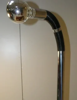 Best Pamono Periscope Floor Lamp in Chromed Steel and Rubber by Martini Luce, 1970s
