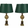 Clearance Pamono Persane Lamps in Gilded Chiseled Bronze with Artichokes attributed to Maison Charles, 1970s, Set of 2