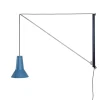 Sale Pamono Petrol Blue Model 25 Adjustable Wall Lamp by W. Hagoort for Hagoort, 1950s
