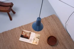 Sale Pamono Petrol Blue Model 25 Adjustable Wall Lamp by W. Hagoort for Hagoort, 1950s