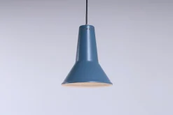 Sale Pamono Petrol Blue Model 25 Adjustable Wall Lamp by W. Hagoort for Hagoort, 1950s