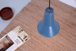 Sale Pamono Petrol Blue Model 25 Adjustable Wall Lamp by W. Hagoort for Hagoort, 1950s