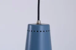 Sale Pamono Petrol Blue Model 25 Adjustable Wall Lamp by W. Hagoort for Hagoort, 1950s