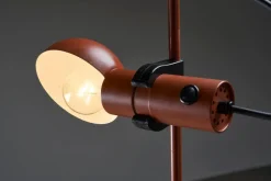 Hot Pamono Petrol Red Floor Lamp attributed to Raul Barbieri & Giorgio Maranelli for Tronconi, 1970s