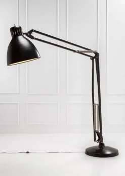 Sale Pamono Piantana Mod the Great JJ Nera by Jac Jacobsen for Luxit Leucos, 1980s