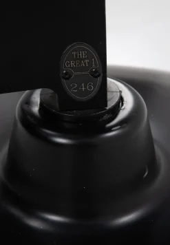 Sale Pamono Piantana Mod the Great JJ Nera by Jac Jacobsen for Luxit Leucos, 1980s