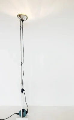 New Pamono Piantana Toio Floor Lamp by Achille Castiglioni for Flos, 1960s