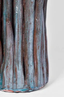 Best Pamono Pico Blue Ceramic Lamp by Barracuda Interiors