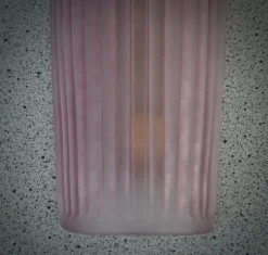 Sale Pamono Pink Murano Glass and Brass Wall Light, 2000