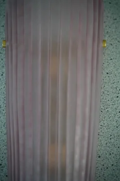 Sale Pamono Pink Murano Glass and Brass Wall Light, 2000