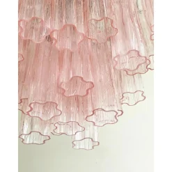 Sale Pamono Pink Tronchi Murano Glass Chandelier by Simoeng