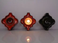 Sale Pamono Pop Art German Ceramic Wall Lamps, 1970s, Set of 3