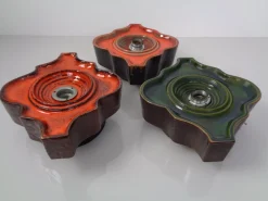 Sale Pamono Pop Art German Ceramic Wall Lamps, 1970s, Set of 3