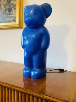 Sale Pamono Postmodern Blue Bear Lamp by Heinz Klein for Elmar Flötotto, Germany, 1990s