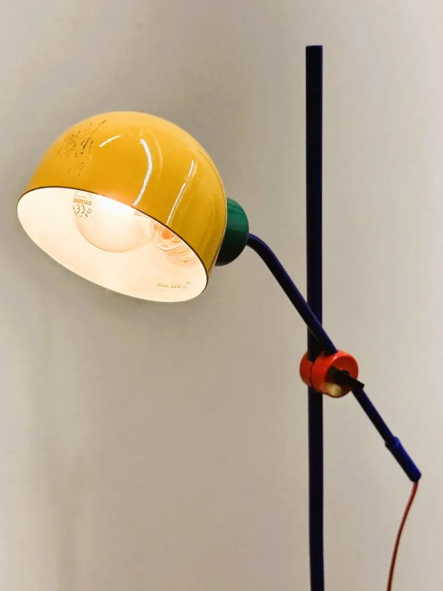 Best Pamono Postmodern Multicolor Metal Floor Lamp from Veneta Lumi, Italy, 1980s