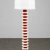 Online Pamono Postmodern Red & White Floor Lamp, 1970s