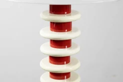 Online Pamono Postmodern Red & White Floor Lamp, 1970s