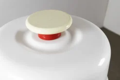 Online Pamono Postmodern Red & White Floor Lamp, 1970s