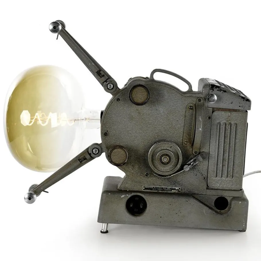 Clearance Pamono Projector Transformed Into a Light Fixture from Heurtier