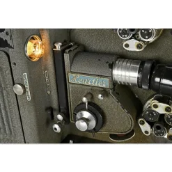 Clearance Pamono Projector Transformed Into a Light Fixture from Heurtier