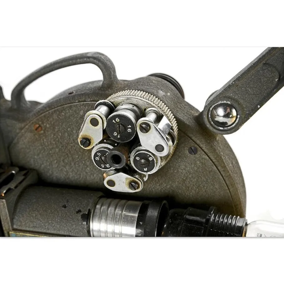 Clearance Pamono Projector Transformed Into a Light Fixture from Heurtier