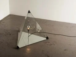 Best Pamono Prototype Tetrahedron Lamp by Van Nieuwenborg & Wegman, 1979