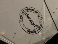 Best Pamono Prototype Tetrahedron Lamp by Van Nieuwenborg & Wegman, 1979