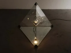 Best Pamono Prototype Tetrahedron Lamp by Van Nieuwenborg & Wegman, 1979