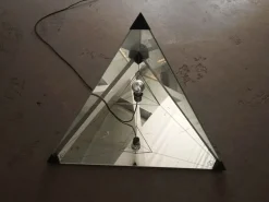 Best Pamono Prototype Tetrahedron Lamp by Van Nieuwenborg & Wegman, 1979
