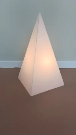 Outlet Pamono Pyramid Floor Lamp from Harco Loor, 1980s