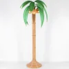 Online Pamono Rattan Coconut Tree Floor Lamp, 2000s