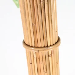 Online Pamono Rattan Coconut Tree Floor Lamp, 2000s