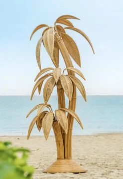 New Pamono Rattan Floor Lamp, 1990s