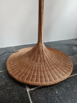 Hot Pamono Rattan Floorlamp, 1960