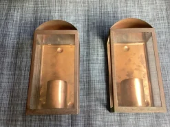 Best Pamono Red Copper Garden Lamps, 1990s, Set of 2