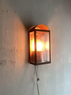 Best Pamono Red Copper Garden Lamps, 1990s, Set of 2