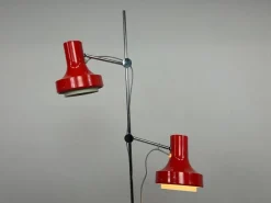 Clearance Pamono Red Floor Lamp by Josef Hurka for Napako, 1970s