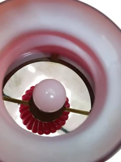 Sale Pamono Red Hanging Lamp, 1940s