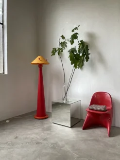 Pamono Red Pop Floor Lamp, 1980s