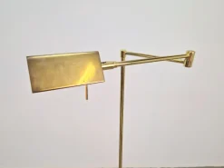 Pamono Regency Style Brass Floor Lamp from Sölken Leuchten, 1970s