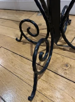 Online Pamono Reverberal Wrought Iron Floor Lamp, 1950s