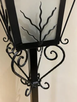 Online Pamono Reverberal Wrought Iron Floor Lamp, 1950s