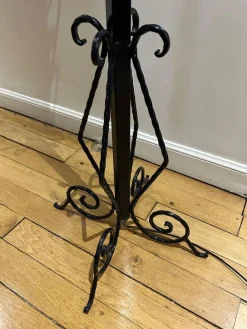 Online Pamono Reverberal Wrought Iron Floor Lamp, 1950s