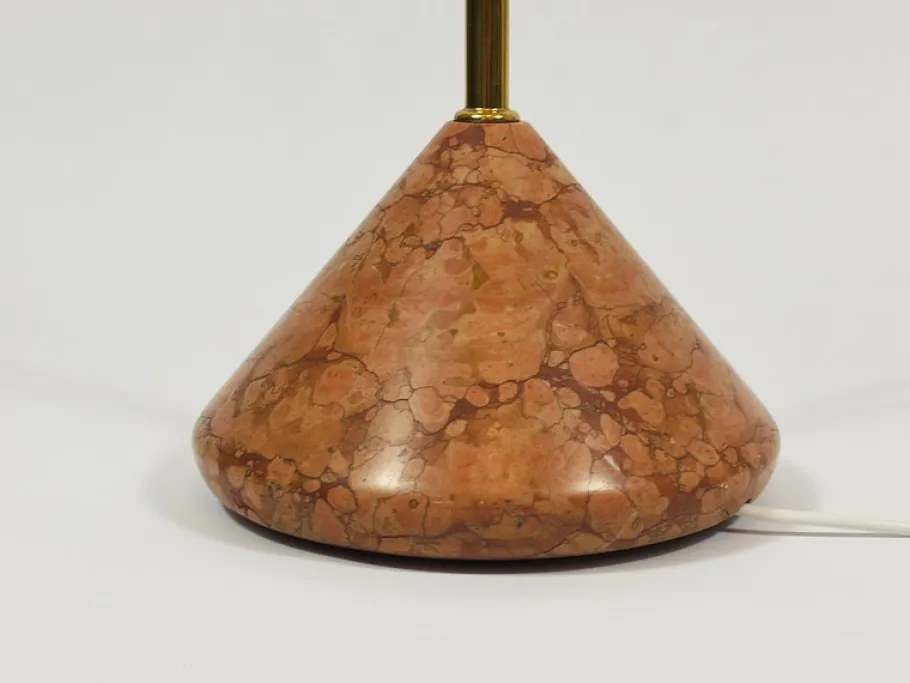 Sale Pamono Roberto Pamio Febo Floor Lamp in Marble, Brass & Murano Glass attributed to Leucos, Italy, 1970s