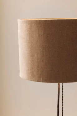 Best Pamono Rustic Wrought Iron Floor Lamp with Tripod Base, France, 1930s