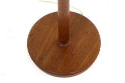 Sale Pamono Scandinavian Lamp in Teak and Leather, Sweden, 1960