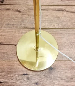Clearance Pamono Scandinavian Mid-Century Modern Model G-132 Adjustable Floor Lamp in Brass from Bergboms